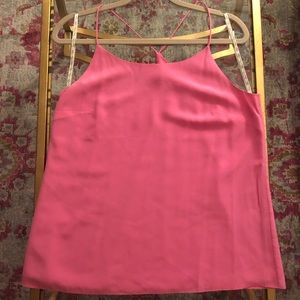 Lilly Pulitzer Racer Back Silk Tank Top